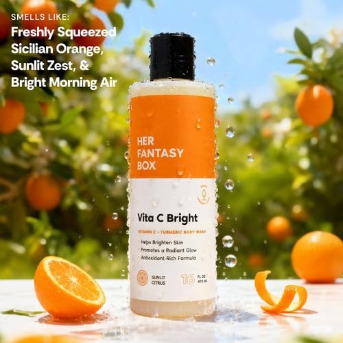 image:imageHer Fantasy Box Fresh at Work Set Turmeric Body Wash Sensitive Probiotic Wash Mint Deodorant Chlorophyll Capsules Santal Driftwood Body Oil amp Wipes