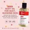 Her Fantasy Box | Sweet Skin Body Oil Bundle – Caramel, Vanilla, Cherry & Blueberry Hydrating Body Oils for Soft, Glowing Skin