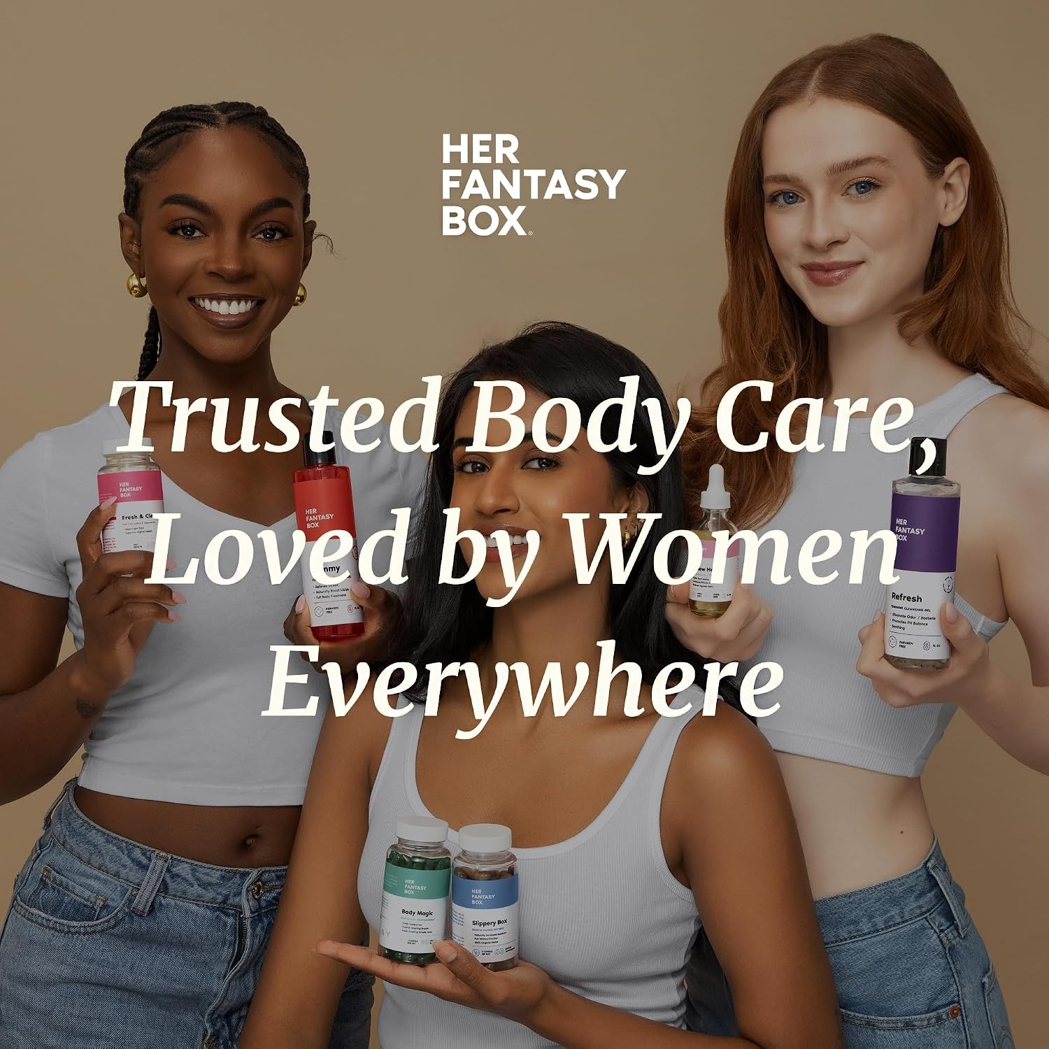 image:imageHer Fantasy Box Body Splash Hydrating Body Oil Pineapple Creme Moisturizing NonGreasy Formula for Soft Smooth Skin AllNatural Lightweight amp NourishingYummy